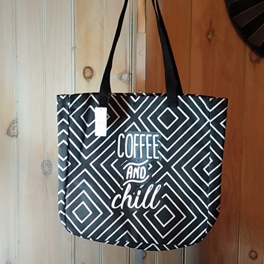 canvas tote "Coffee and Chill"